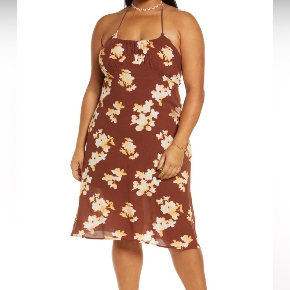 Women’s Midi Dress, Halter Top, BP, Large, NWT